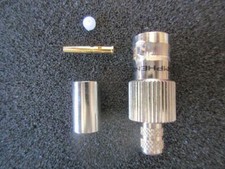 2 Lot Amphenol Connector 31-71009RFX BNC Female Crimp Jack 75  RG59/62 Coax