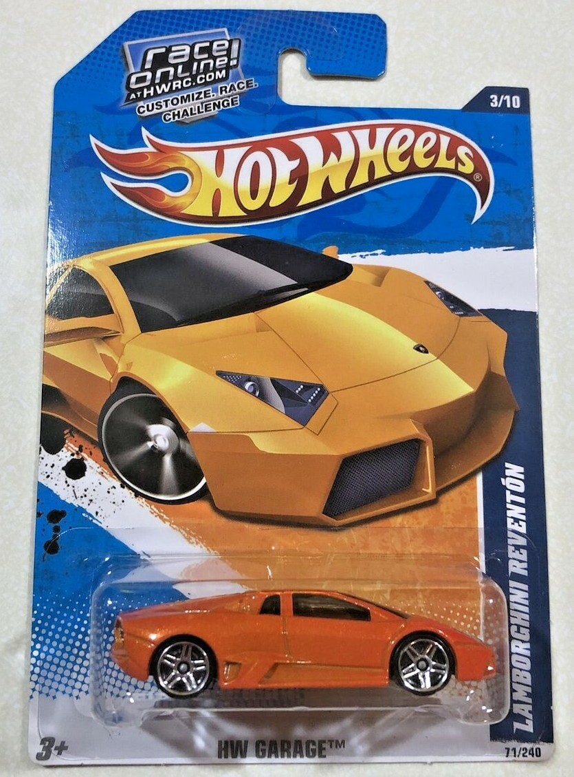 2011 Hot Wheels LAMBORGHINI REVENTON #71/240 US ∞New ORANGE