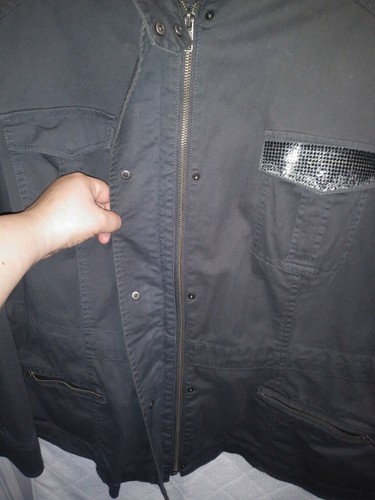 Lane Bryant Green Military Syle Jacket EUC SIZE 22/24 - Picture 7 of 12