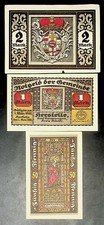 1921 Germany HERSTELLE 50 100 200 Phennig Banknote / Notgeld PIED PIPER