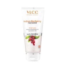 VLCC Indian Berberry Face Scrub 80g | Exfoliator for Blackheads & Dead Skin