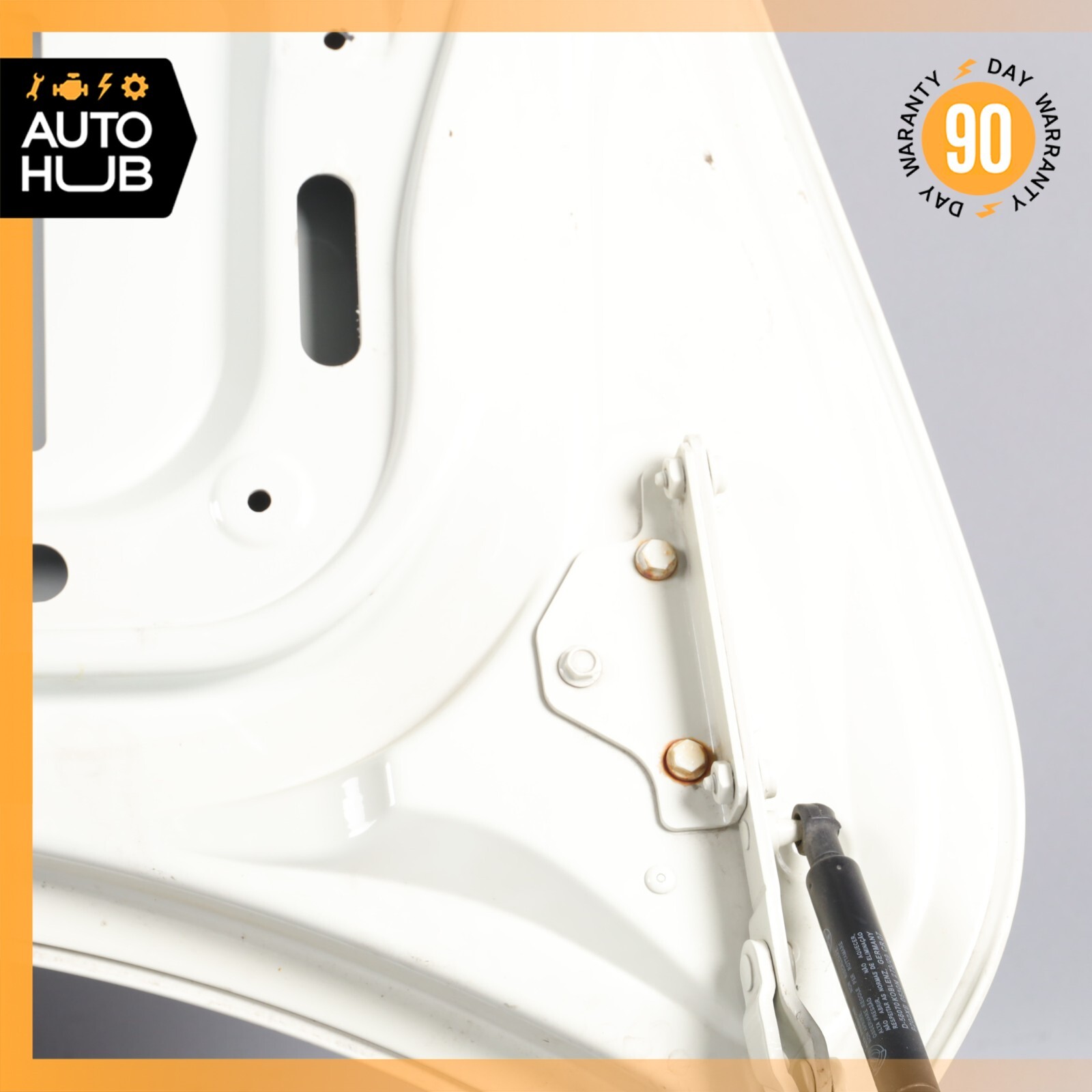 08-19 Maserati GranTurismo M145 Coupe Trunk Lid Panel Assembly White OEM 61k