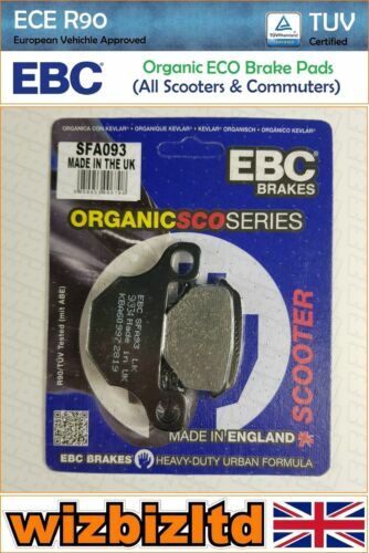 SFA115 Plaquettes Organique Devant Gauche EBC Derbi 50 Atlantis Red Bullet 2003