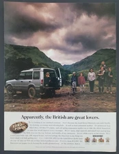 1996 PRINT AD Land Rover Discovery "British are great lovers"