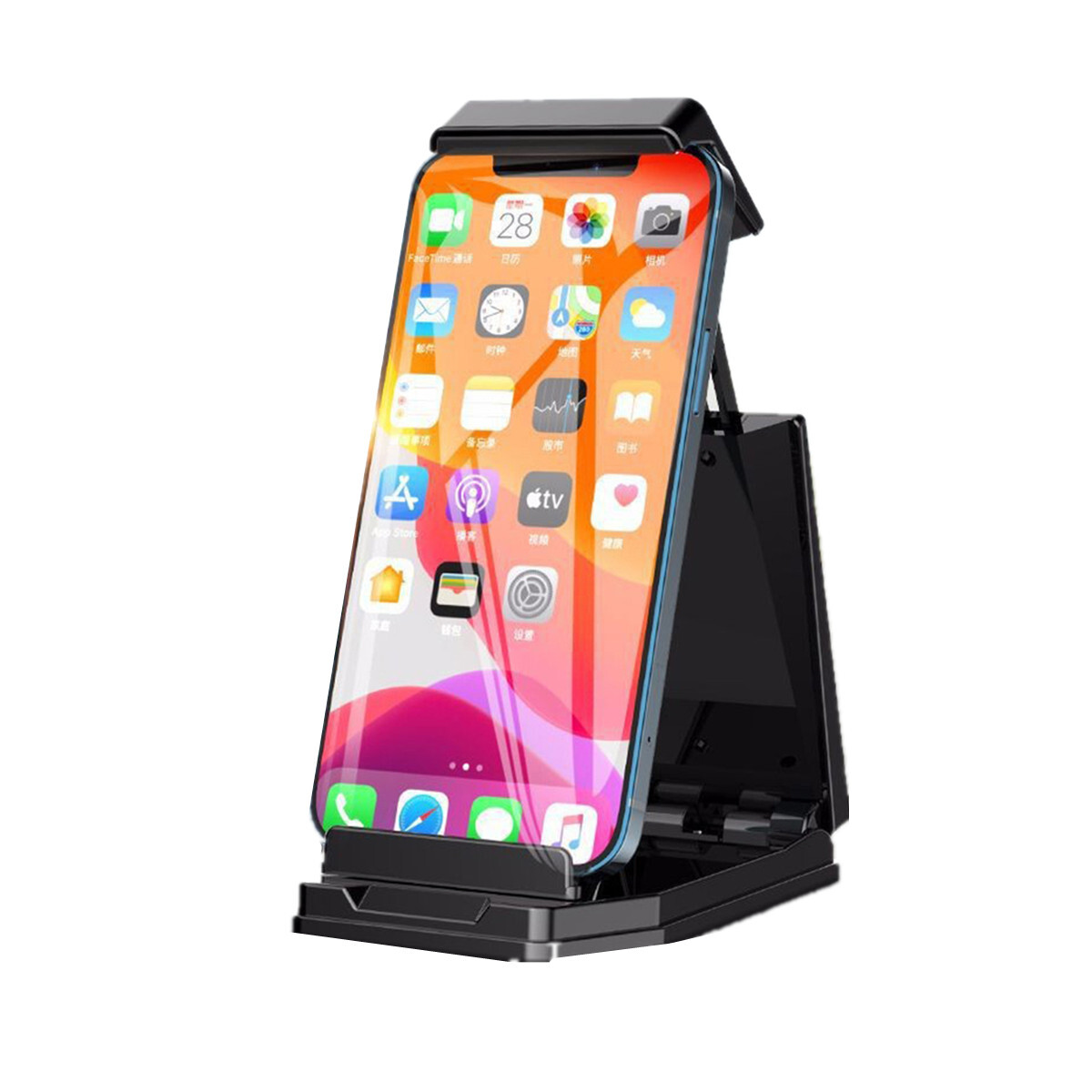 Car Dashboard Mounting Holder Carbon Fiber Pattern Stand For Mobile Phone Tablet