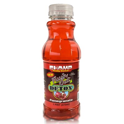 CHAMP FLUSH-OUT DETOX DRINK   Pomegranate - 1 Pint (473ml)