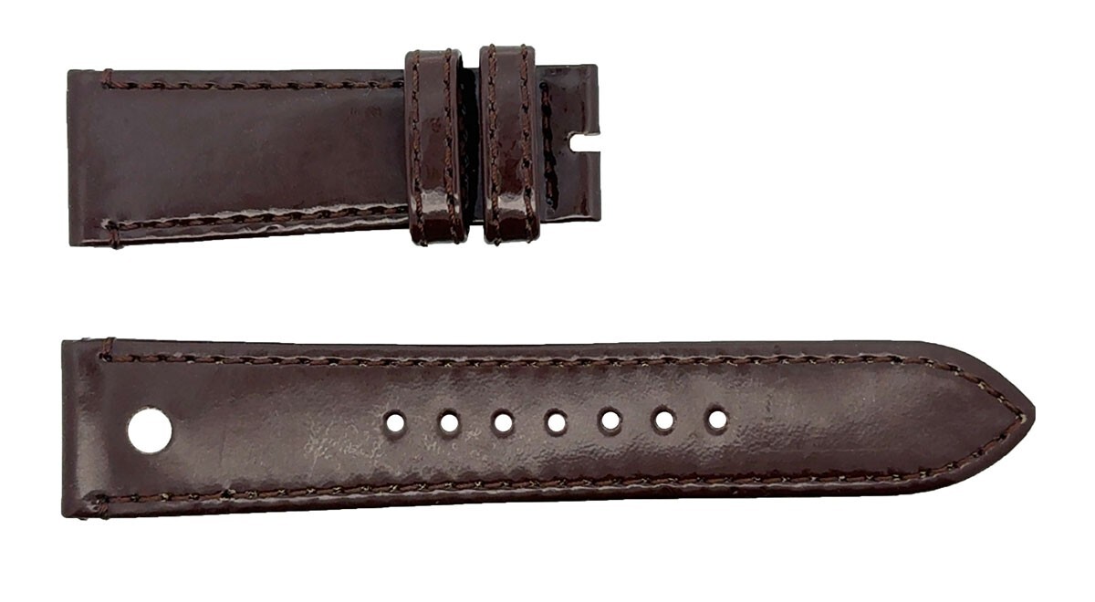 FENDI 20mm x 18mm Brown Genuine Leather Women's Watch Band Strap