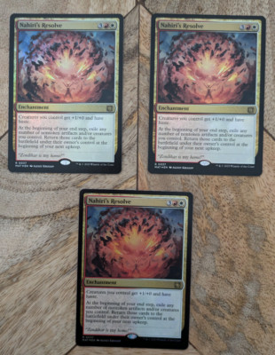 3 x Foil Nahiri's Resolve 0037 Magic March of the Machines Aftermath MTG