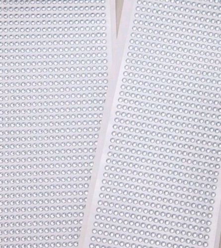 250pezzi Strass Adesivi 3 mm Bianco Brillante Brillantini Cristallo Stickers - Foto 2 di 10