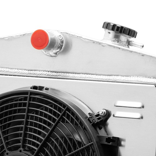 3Row Radiator Shroud Fan Relay Fit 1955-1957 Chevy Bel Air Nomad Del Ray 4.3L AT - Picture 5 of 6