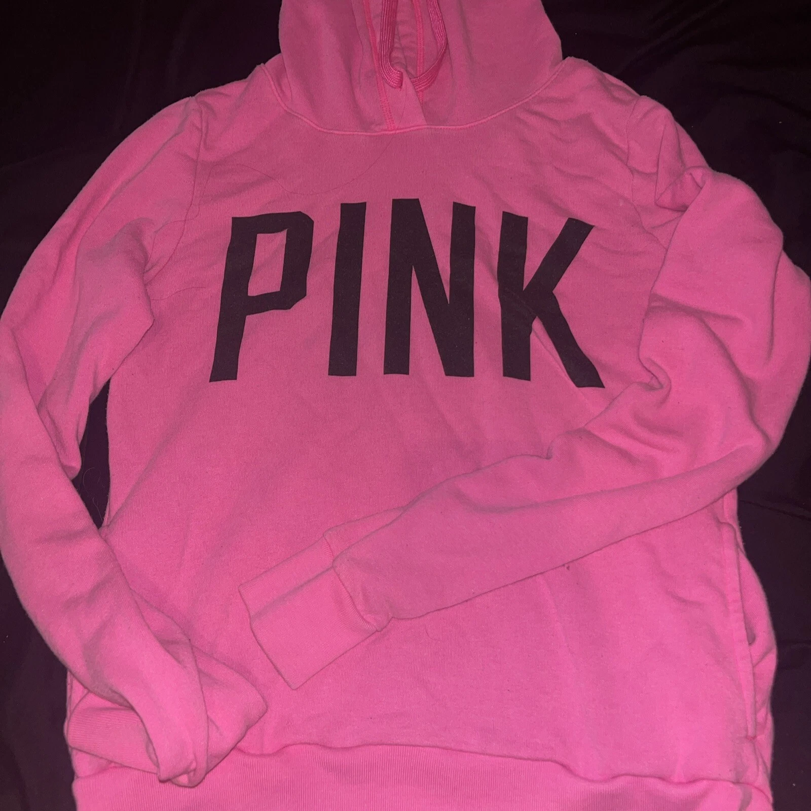 UNDERCOVER felpa rosa con cappuccio victoria secret XS