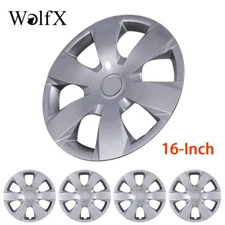 16'' 4 Wheel Covers Full Rim Snap On Hubcaps Silver For 2007-2011 Toyota Camry