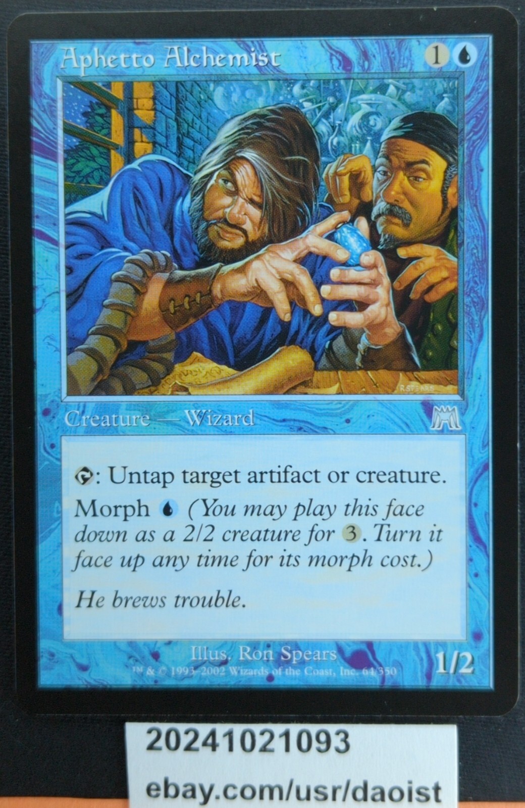 MTG Aphetto Alchemist Onslaught Uncommon Magic The Gathering LP