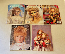 Doll Crafter Magazines Lot of 5 1992 - 1999 Centerfold Patterns Intact Rubert