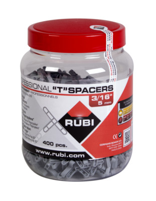 RUBI Tile T-Spacers - Brick - 3/16'' (5mm)
