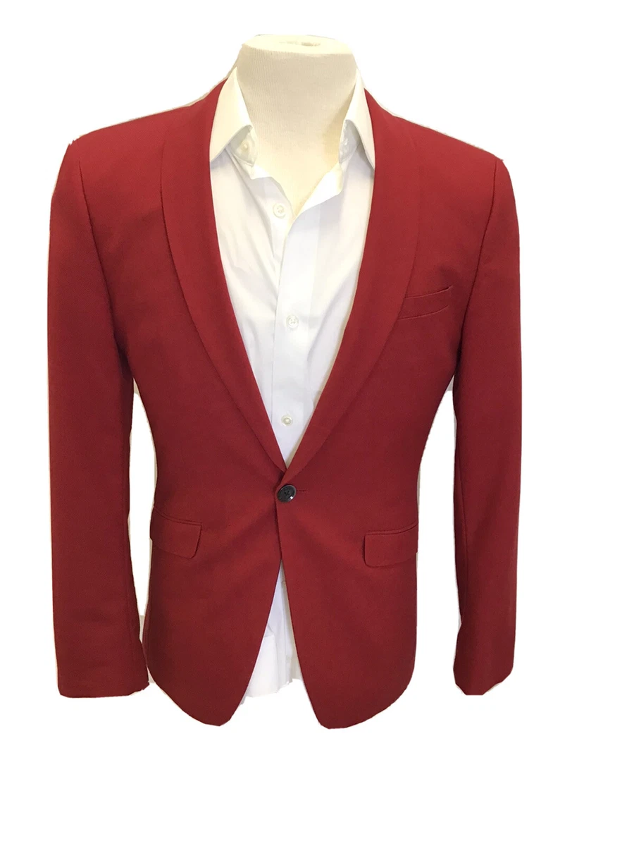 Topman 2025 red coat