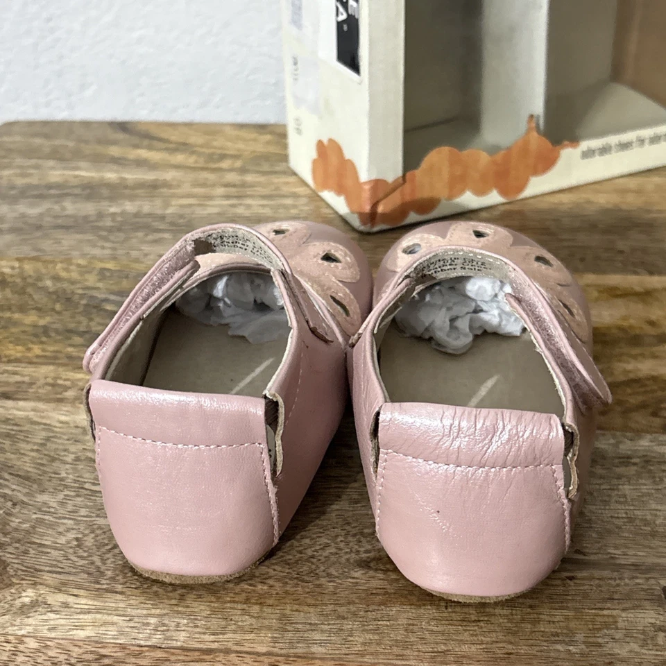 Livie & Luca Petal Mary Jane Shoes Pink Shimmer 18-24 mons Toddler NEW - Image 3 of 4