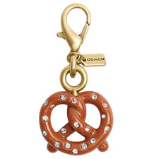 Coach DIY Pretzel Bag Charm Keychain Rare Sold Out New No Tags