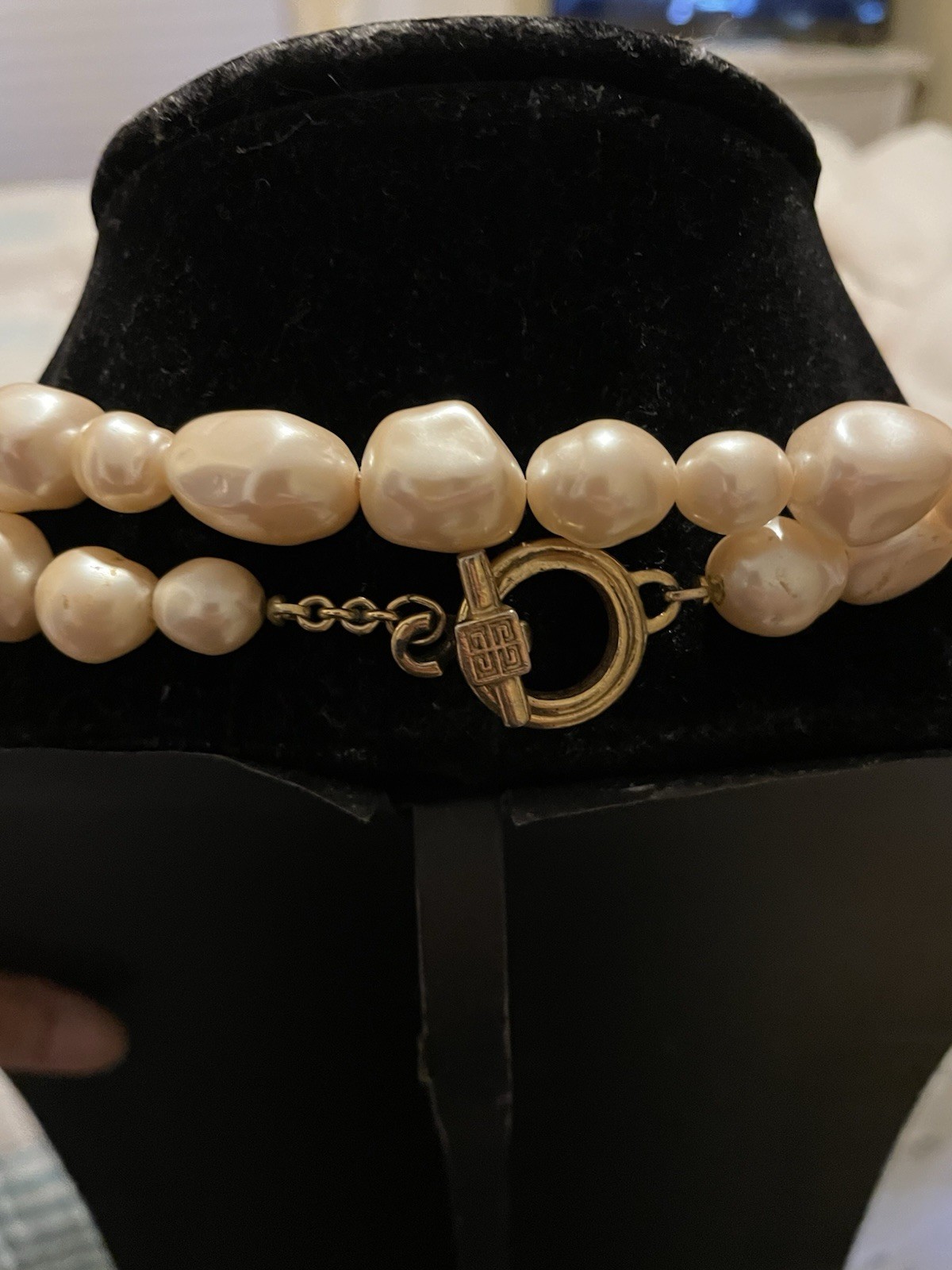 Givenchy Signed Vintage Statement Necklace Huge C… - image 4