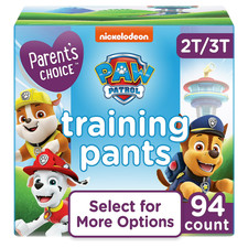 Parent's Choice Paw Patrol Training Pants for Boys, 2T/3T, 94 Count