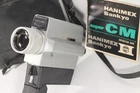 Vintage Hanimex Sankyo Super CM 8mm Movie Camera w/ Case & Manual - parts only