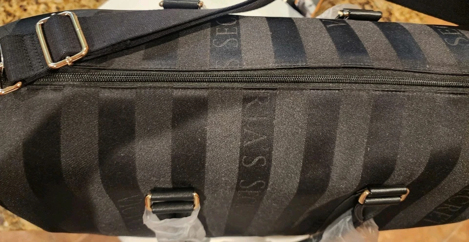 Victoria's Secret Duffle  Weekender Bag, Jacquard Black - Image 3 of 4