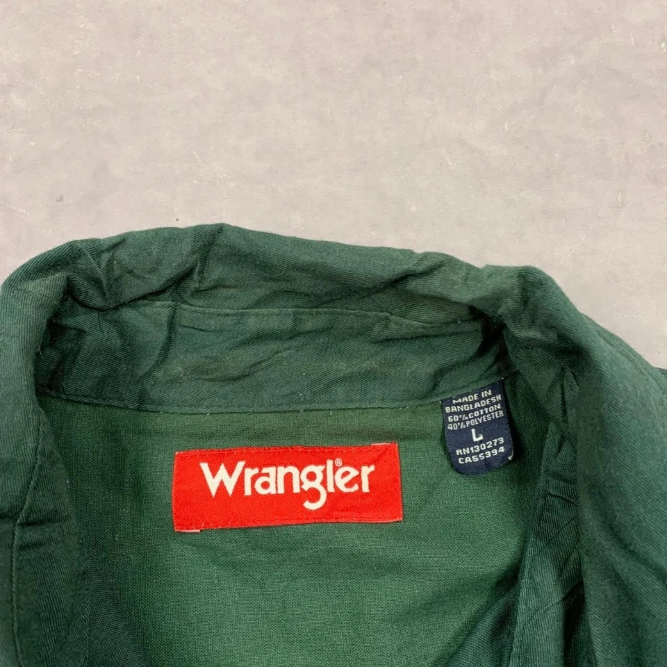 Wrangler Shirt long sleeve shirt with chest pocket Men's L - Image 4 of 4