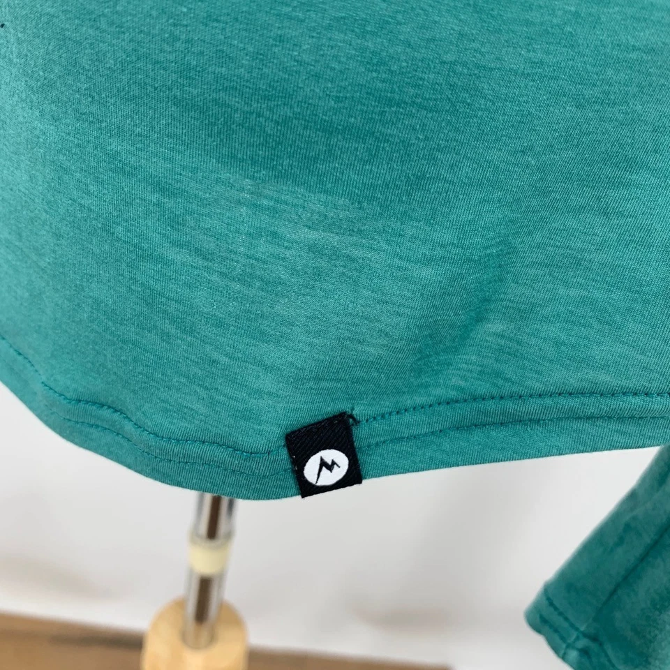 Camisa Marmot Mujer XS Extra Pequeña Salvia Calavera Manga Larga Absorbente Elastizada Foto 3 de 4