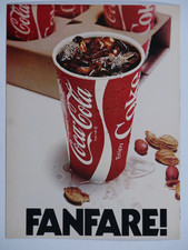 1975 Coca Cola Fanfare! Vintage Original Print Ad