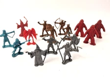 Vintage 1981 DFC Dragonriders of the Styx D&D Plastic Fantasy Figures Lot 15