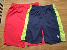 Lot of 2 Children's Place Sport Boy's Basketball Shorts Red Blue Size XL US 14