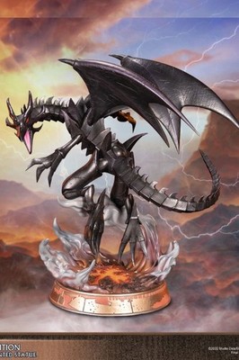 Yu-Gi-Oh!   Red-Eyes Black Dragon Black Edition Statue | First 4 Figures