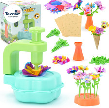 Fabric Flower Bouquets Toys, DIY Craft Kits Toys for Kids, Flowers Market Toy, B