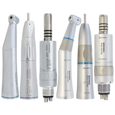 COXO Dental Slow Low Speed Contra Angle Straight Handpiece Air Motor 4 Hole NSK