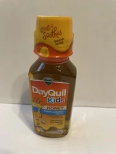 Vicks DayQuil Kids Cold & Cough + Mucus Liquid, Honey, 8 OZ- Exp: 04/2026