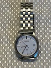 Vintage Seiko Quartz SQ Watch 8222-8029 Rare Twin Quartz Stainless Steel