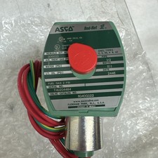 Asco Red Hat II Solenoid Valve, 2PSI, 1/2" Pipe, 10.1W, 8040G022