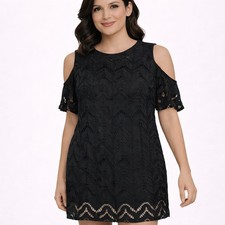 New w/tags! TWENTY MONTREAL Size Medium Open Knit Streetwear Cold Shoulder Dress