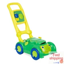 Melissa & Doug Snappy Turtle Lawn Mower - Pretend Play Toy for Kids