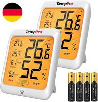 TempPro Hygrometer Innen Digitales Thermo Hygrometer Raumthermometer | Thermomet