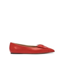 "Ferragamo" ballerines femme rouges cuir
