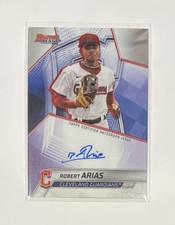 2025 Bowman’s Best - Robert Arias Auto On Card -  Guardians🔥🔥🔥🔥