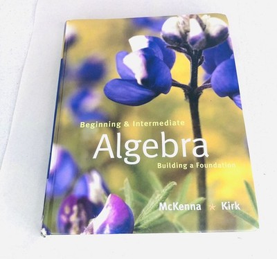 Beginning and Intermediate Algebra: Building a Foundation Good Condition