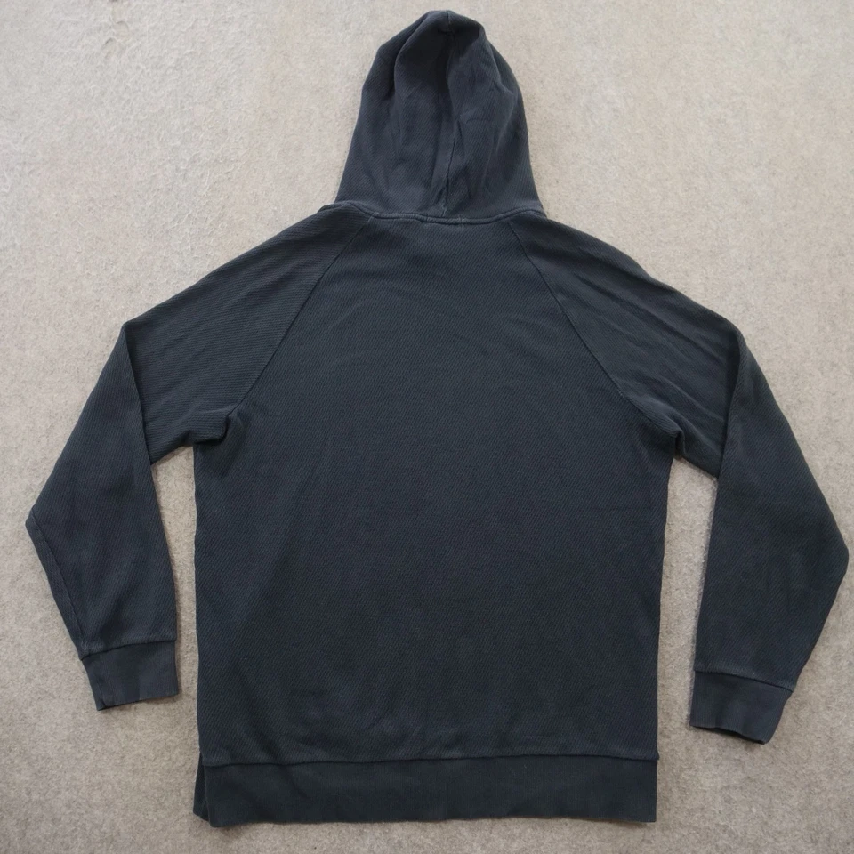 Theory Sweatshirt Hoodie Mens Large Blue Pullover Hooded Thermal Long Sleeve - Image 2 of 4