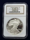 1989 "S" PROOF NGC PF69 Ultra Cameo American Silver Eagle “Old Brown Label”