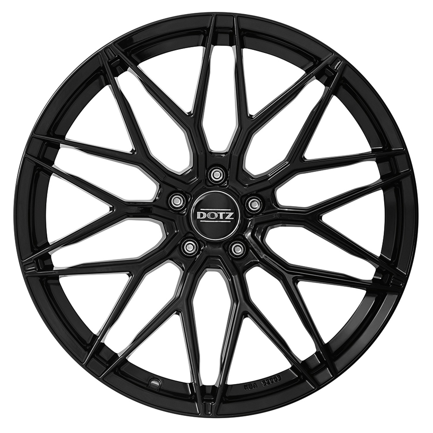 Cerchi in lega Dotz Suzuka neri 8.5Jx19 per DS7 foto 2