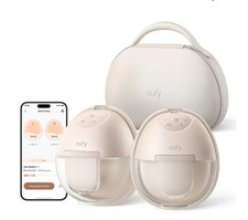 eufy S1 Pro Double Electric Wearable Breast Pump, App, HeatFlow, Charging Case