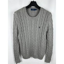 Polo Ralph Lauren Cable Knit Sweater Cotton Men size M