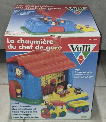 LA CHAUMIÈRE DU CHEF DE BAHNHOF Train Station Cottage Tree Tots VULLI 80's NEU FR