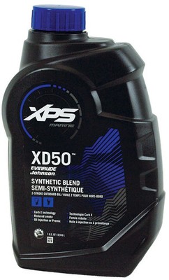 Johnson/Evinrude 779718 XPS XD50 Outboard Engine Oil Synthetic Blend - Gallon